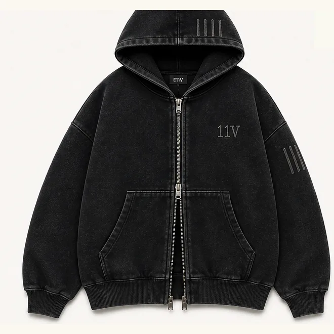 Double Zip Hoodie