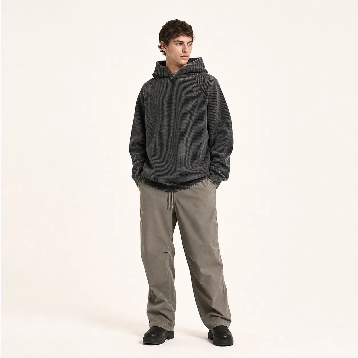 Raglan Thermal Hoodie