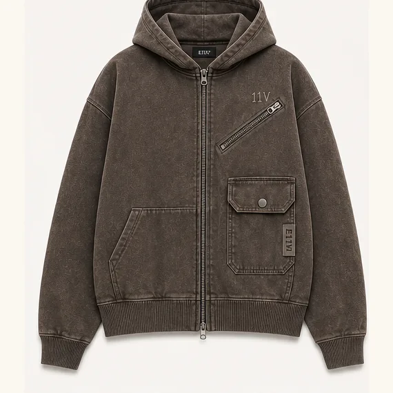 Utility Zip Hoodie